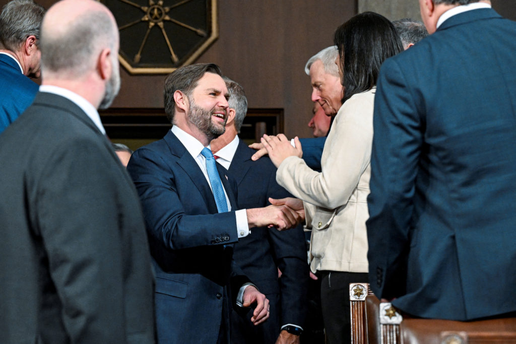 U.S. President Donald Trump delivers the State of the Union address at the U.S. Capitol in Washington D.C.