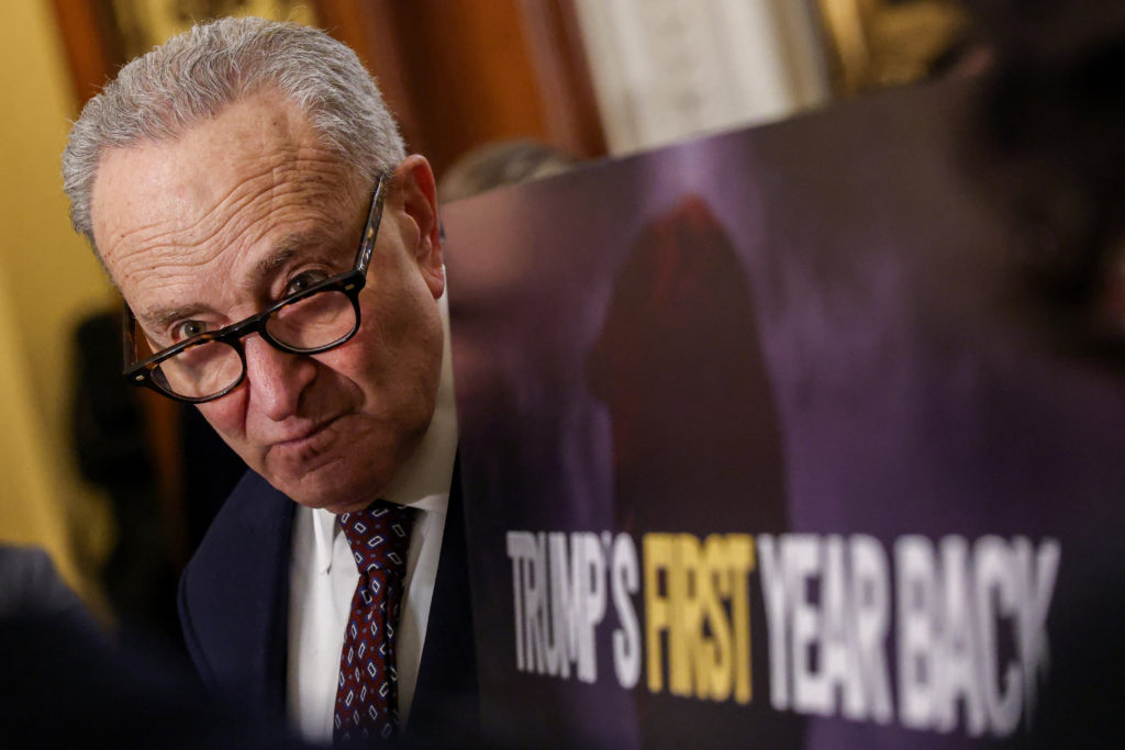 WATCH LIVE: Schumer holds briefing after reports DOJ withheld Epstein files with Trump allegations