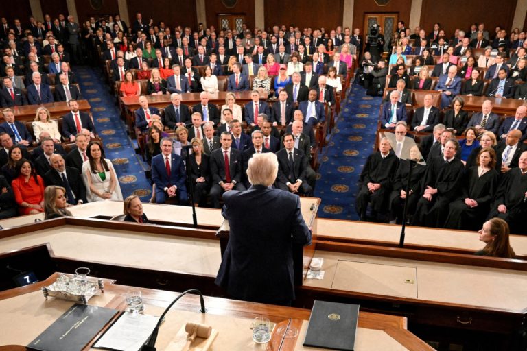 FILE PHOTO: U.S. President Trump delivers a speech to a joint session of Congress