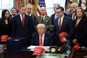 U.S. President Donald Trump at the White House in Washington