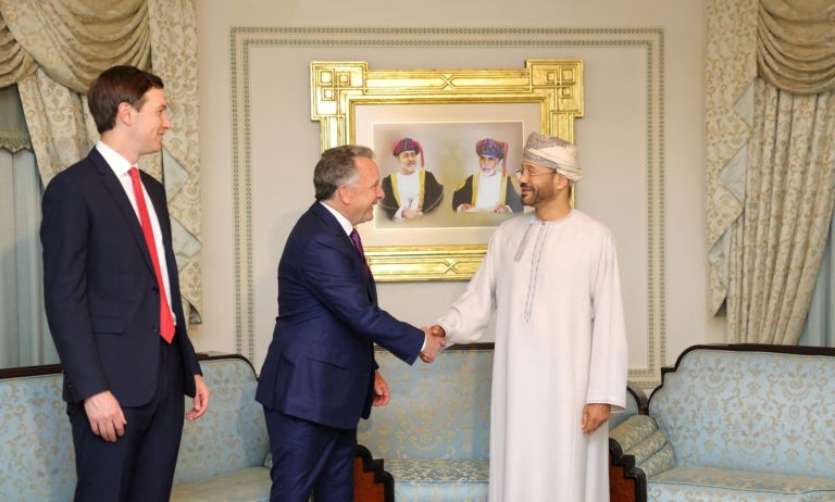 U.S. Special Envoy Steve Witkoff meets with Omani Foreign Minister Sayyid Badr Albusaidi in Muscat