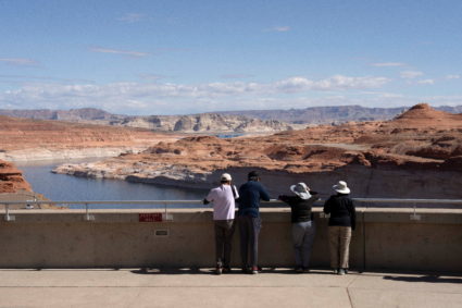 Colorado River at Lake Powell on the Arizona-Utah state border