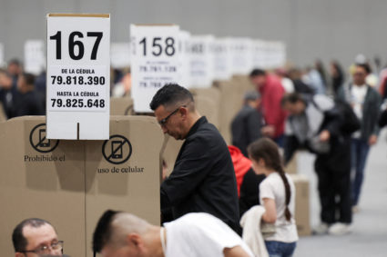 Colombians headed to the polls to elect a new Congress and choose presidential candidates
