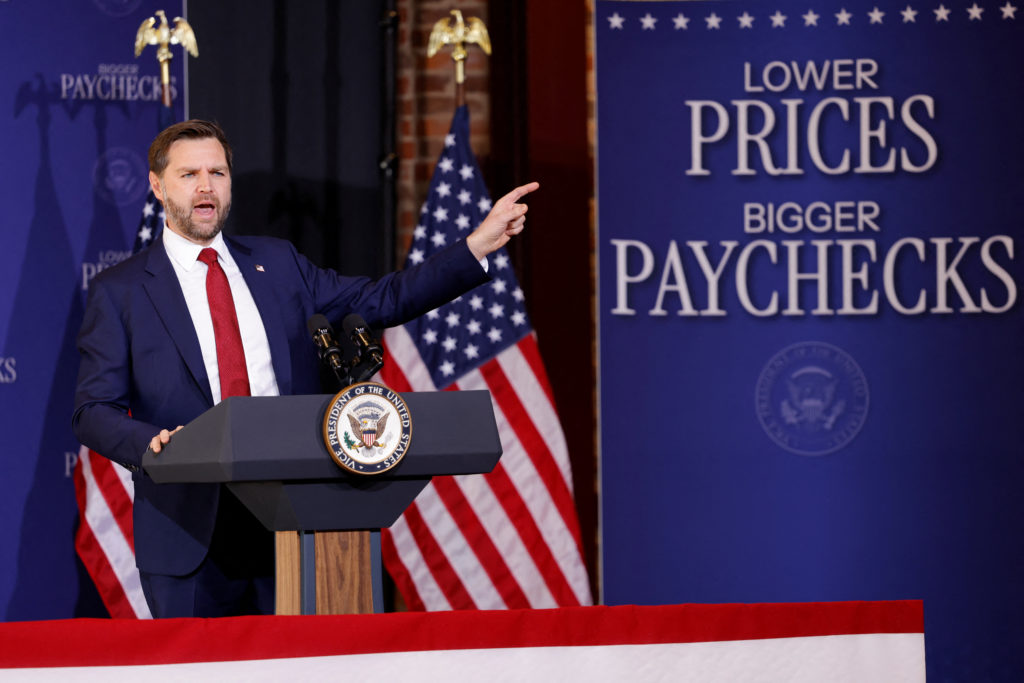 WATCH: Vance speaks in new North Carolina district seen as competitive for GOP in 2026