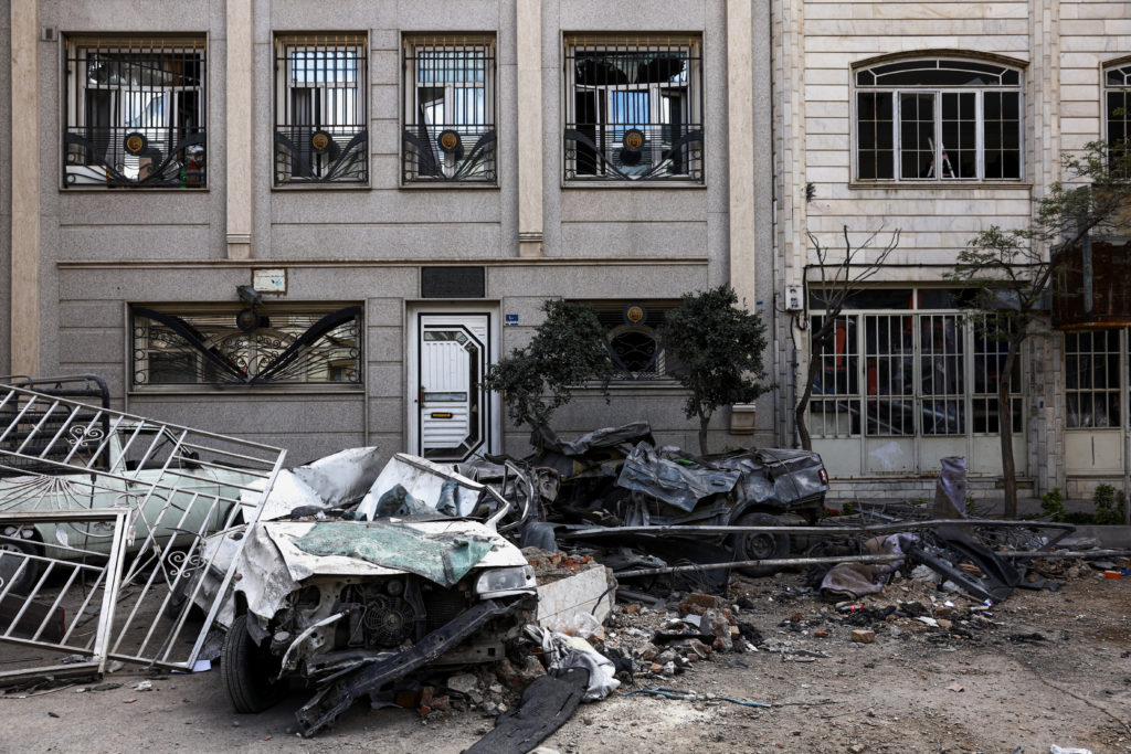 Aftermath of a strike amid the U.S.-Israeli conflict with Iran, in Tehran