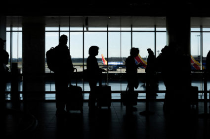 FILE PHOTO: BWI TSA lines stretch outside as partial government shutdown continues