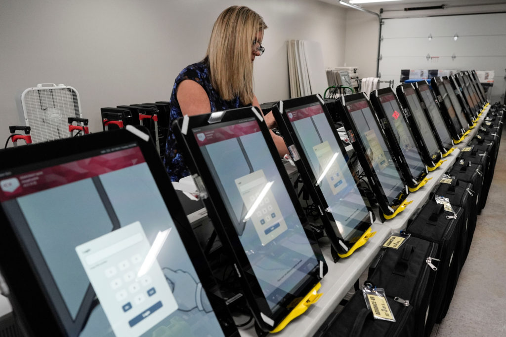 Georgia was going to dump voting machines that Trump hates. But then things got complicated