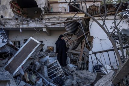 Aftermath of Israeli strikes in south Lebanon