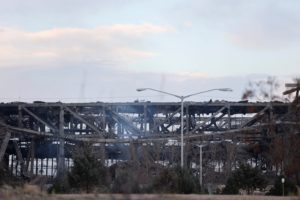 Aftermath of an attack on Azadi Stadium in Tehran