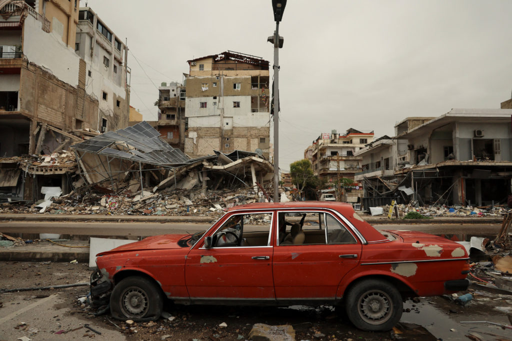 Aftermath of Israeli strikes in Tyre