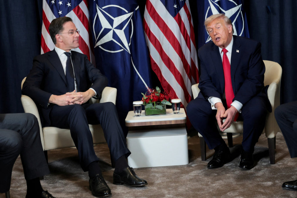 Trump is expected to meet with Rutte as he muses about pulling out of NATO