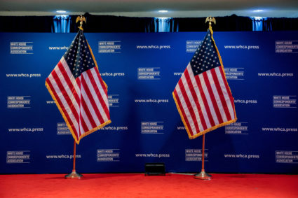 Aftermath of a shooting incident at the annual White House Correspondents' Association dinner