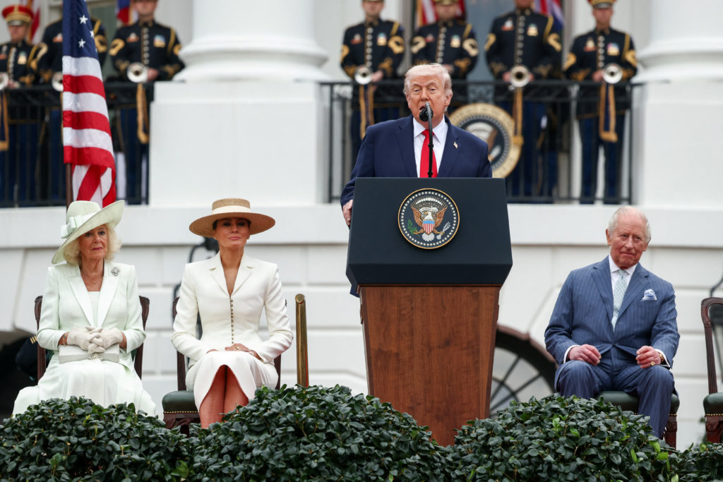 Britain's King Charles and Queen Camilla in the United States for state visit