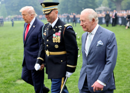 Britain's King Charles and Queen Camilla in the United States for state visit