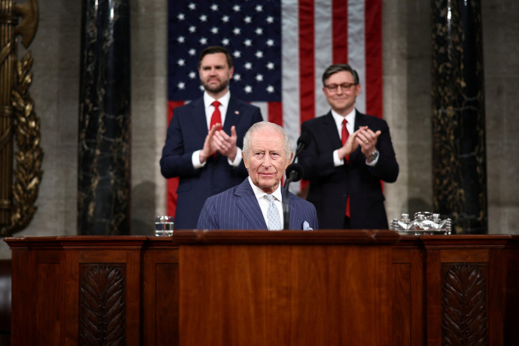 Britain’s King Charles addresses U.S. Congress in Washington