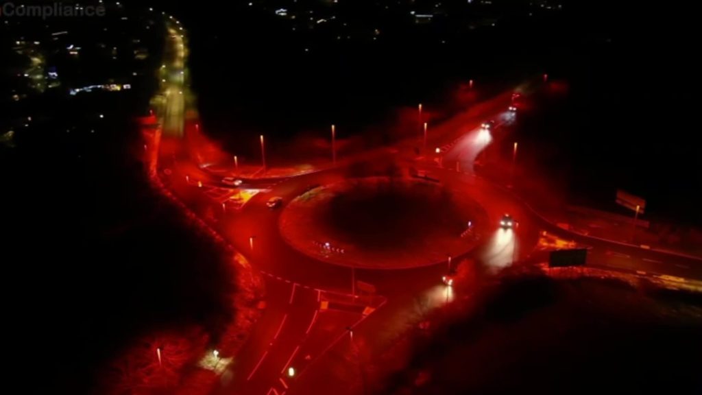 Cities turn streetlights red to protect nocturnal ecosystems