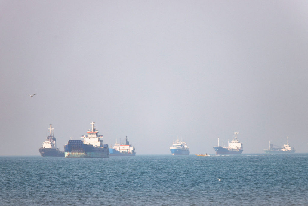 U.S. says 2 merchant ships have crossed the Strait of Hormuz as Navy helps to restore shipping traffic
