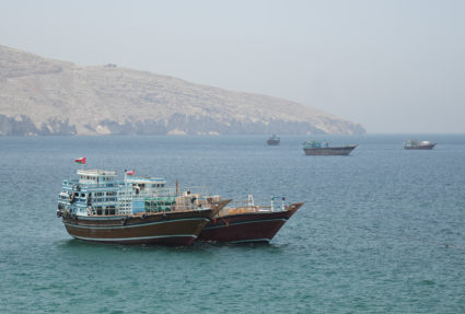 Vessels in the Strait of Hormuz, Musandam