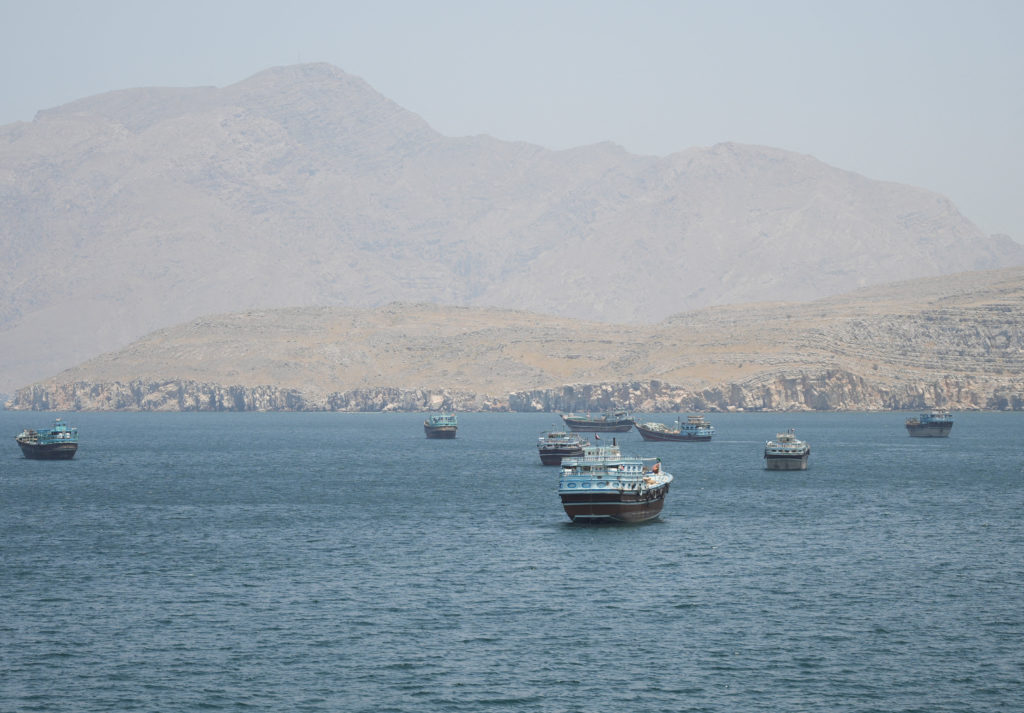 Vessels in the Strait of Hormuz, Musandam