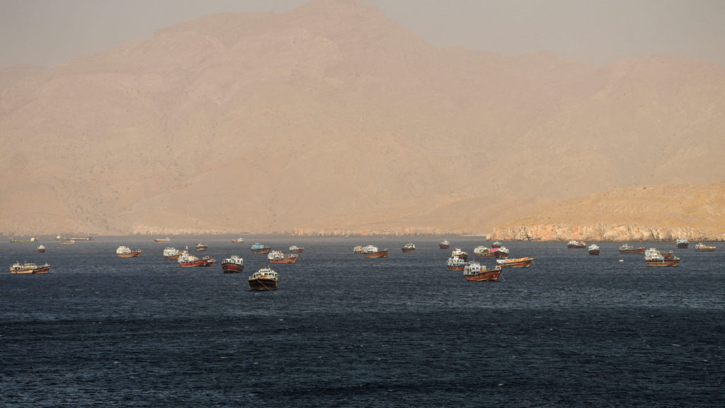 Vessels in the Strait of Hormuz, Musandam