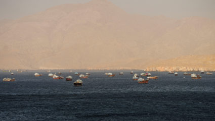 Vessels in the Strait of Hormuz, Musandam