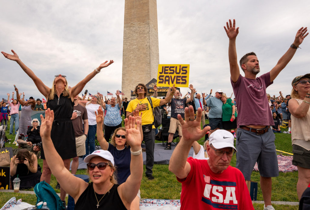 'Let Us Worship' worship service in Washington D.C.