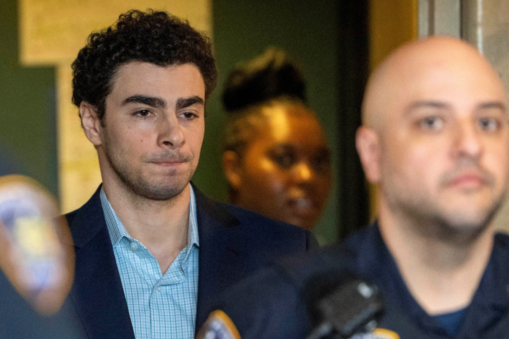 Luigi Mangione appears at an evidence suppression hearing at the Manhattan Supreme Court