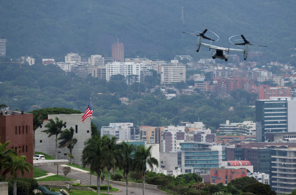 Marines Roll Up on Venezuela: Osprey Flyin' High, Foes Better Duck