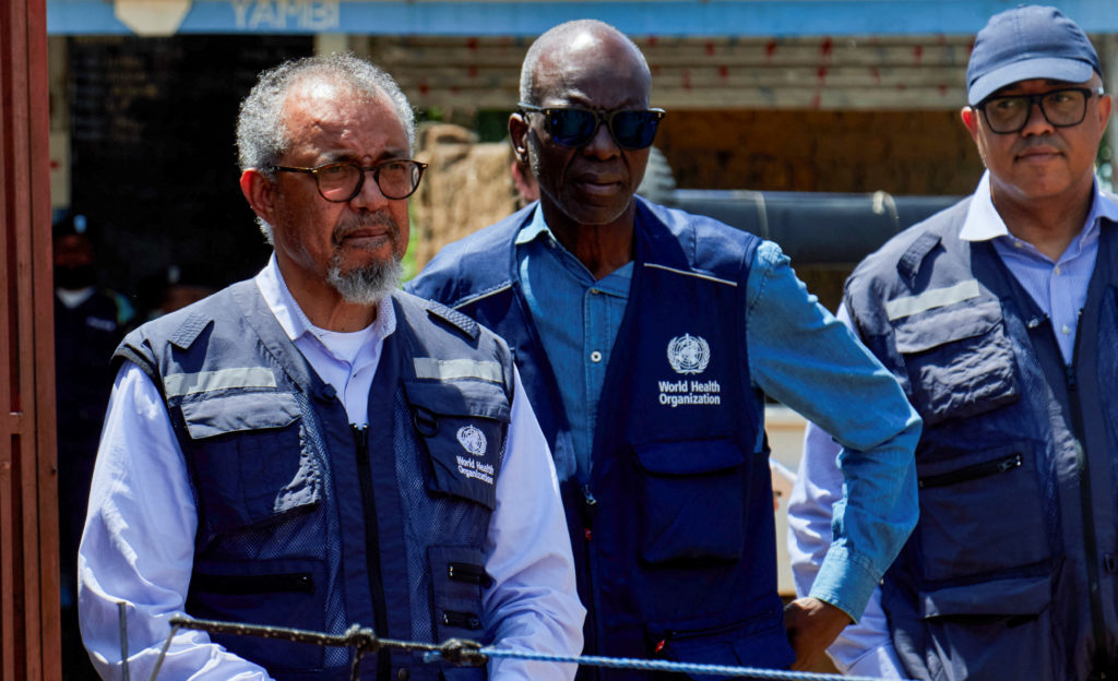 WHO chief reports 5 Ebola recoveries as new treatment center opens in Congo