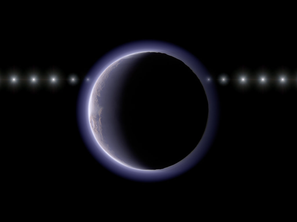 Astronomers believe they've detected an atmosphere around a tiny, icy world beyond Pluto