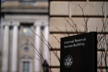 The U.S. Internal Revenue Service building after it was reported the IRS will lay off about 6,700 employees, in Washington...