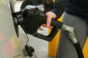 Gas prices are seen at a fuelling station, as the price of oil and gas has surged amid the U.S.-Israeli conflict with Iran...
