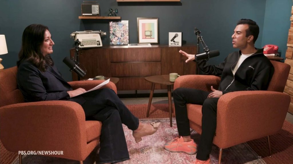 Soman Chainani and Amna Nawaz discuss politics for young Americans on 'Settle In'