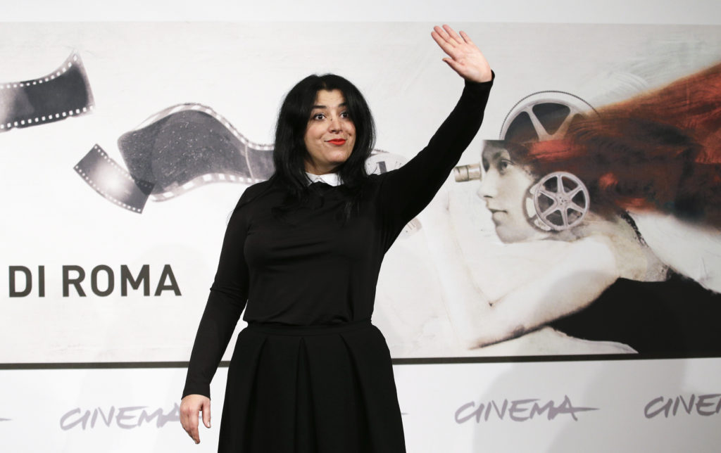 Director Satrapi poses during the photocall for 