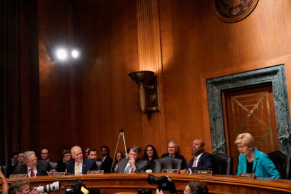 Senate Banking Committee confirmation hearing on Capitol Hill in Washington