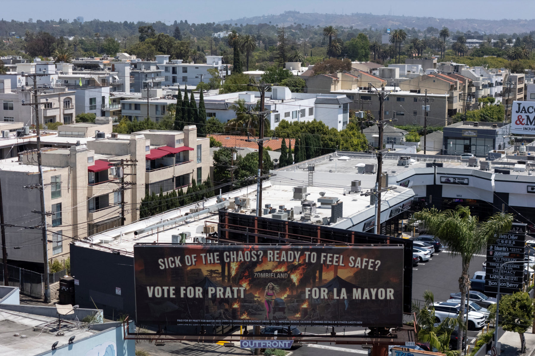 Spencer Pratt Campaign Billboards Los Angeles