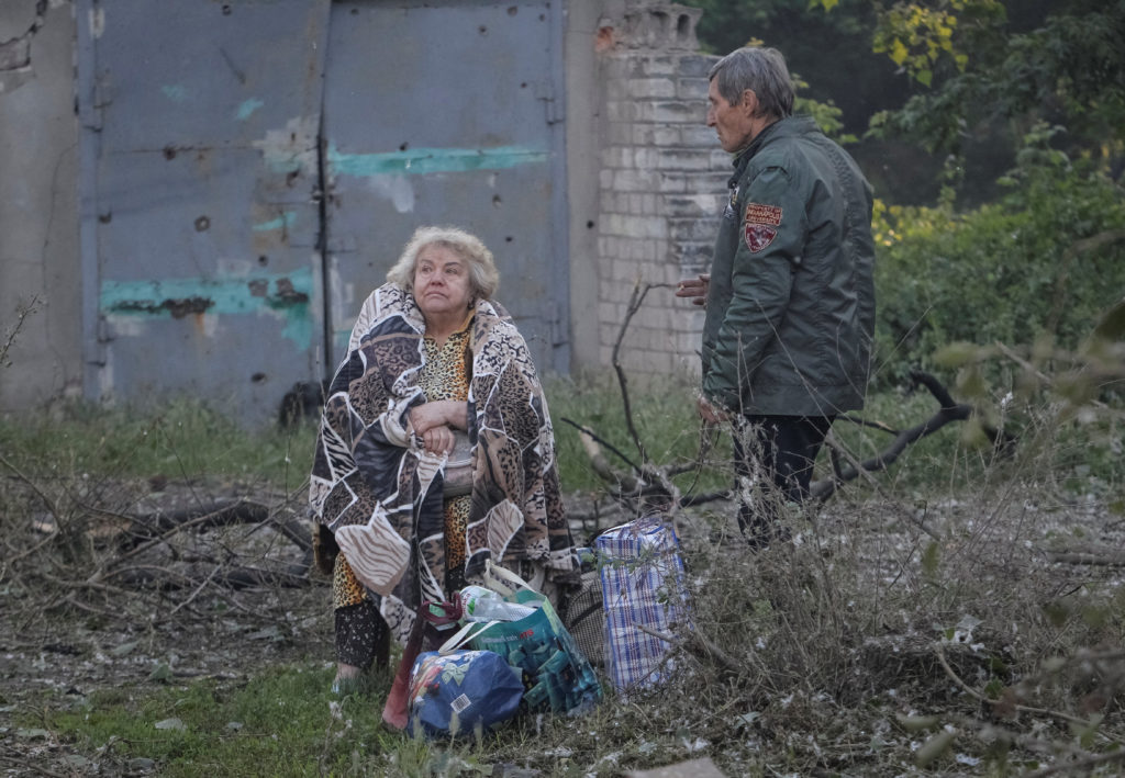 Russian drone and missile strike in Dnipro