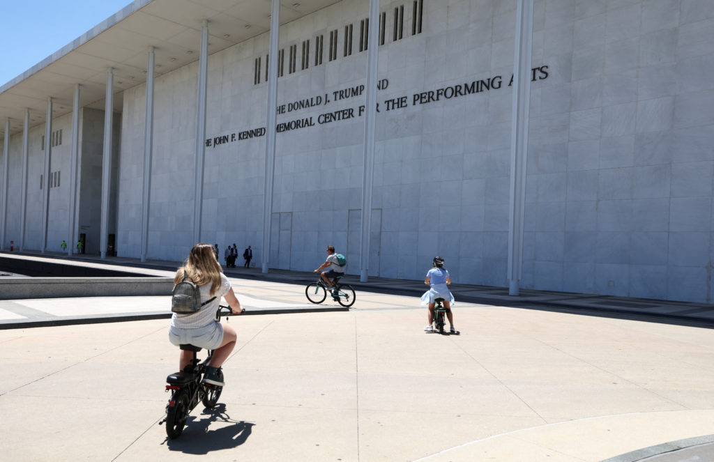 Trump's name must be removed from Kennedy Center by June 12, memo to staff says