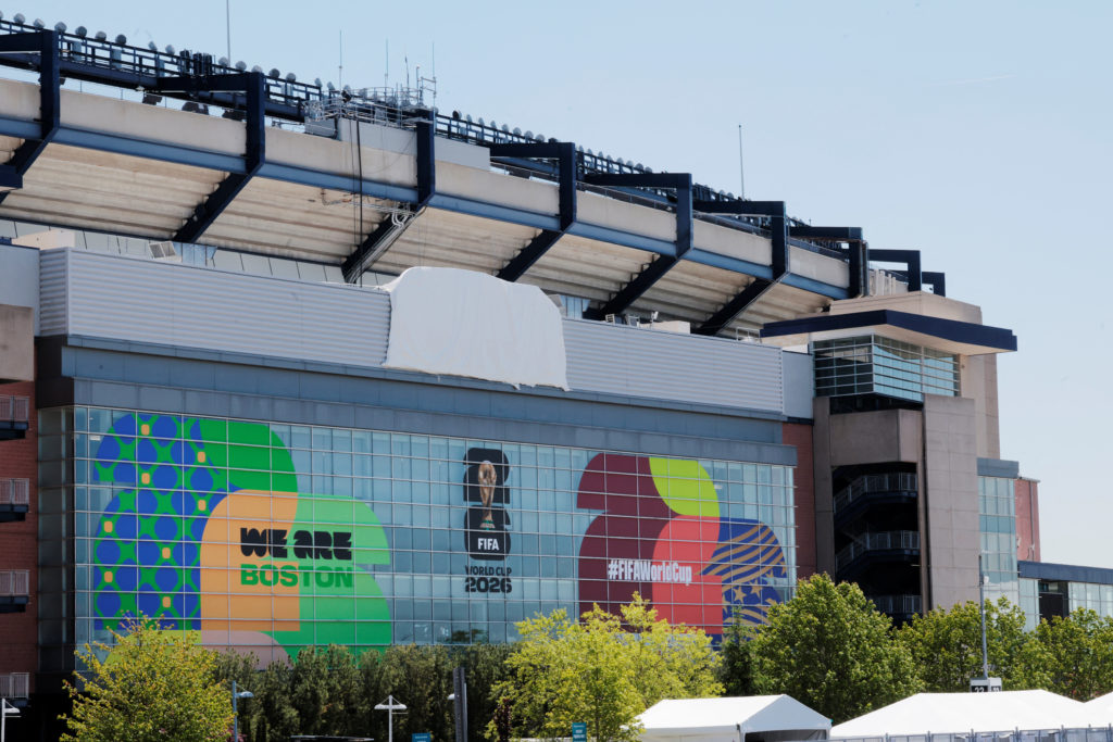 The Gillette Stadium, officially known as Boston Stadium during the 2026 FIFA World Cup
