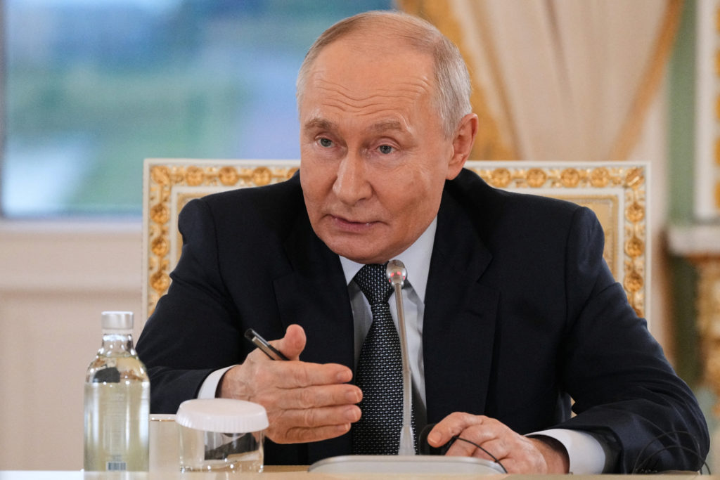 Putin says Russia will bolster its air defenses against Ukraine's long-range drone strikes