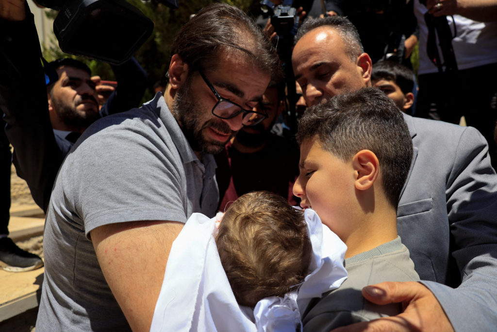 7-month-old baby killed after Israeli troops open fire on a car, Palestinian health officials say