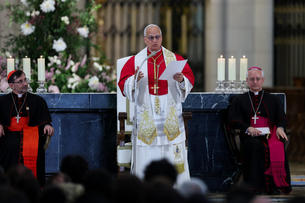 Pope's historic speech to Spain's parliament deman
