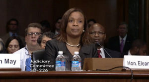 U.S. District Judge Eleanor Ross appears before the U.S. Senate Judiciary Committee in Washington