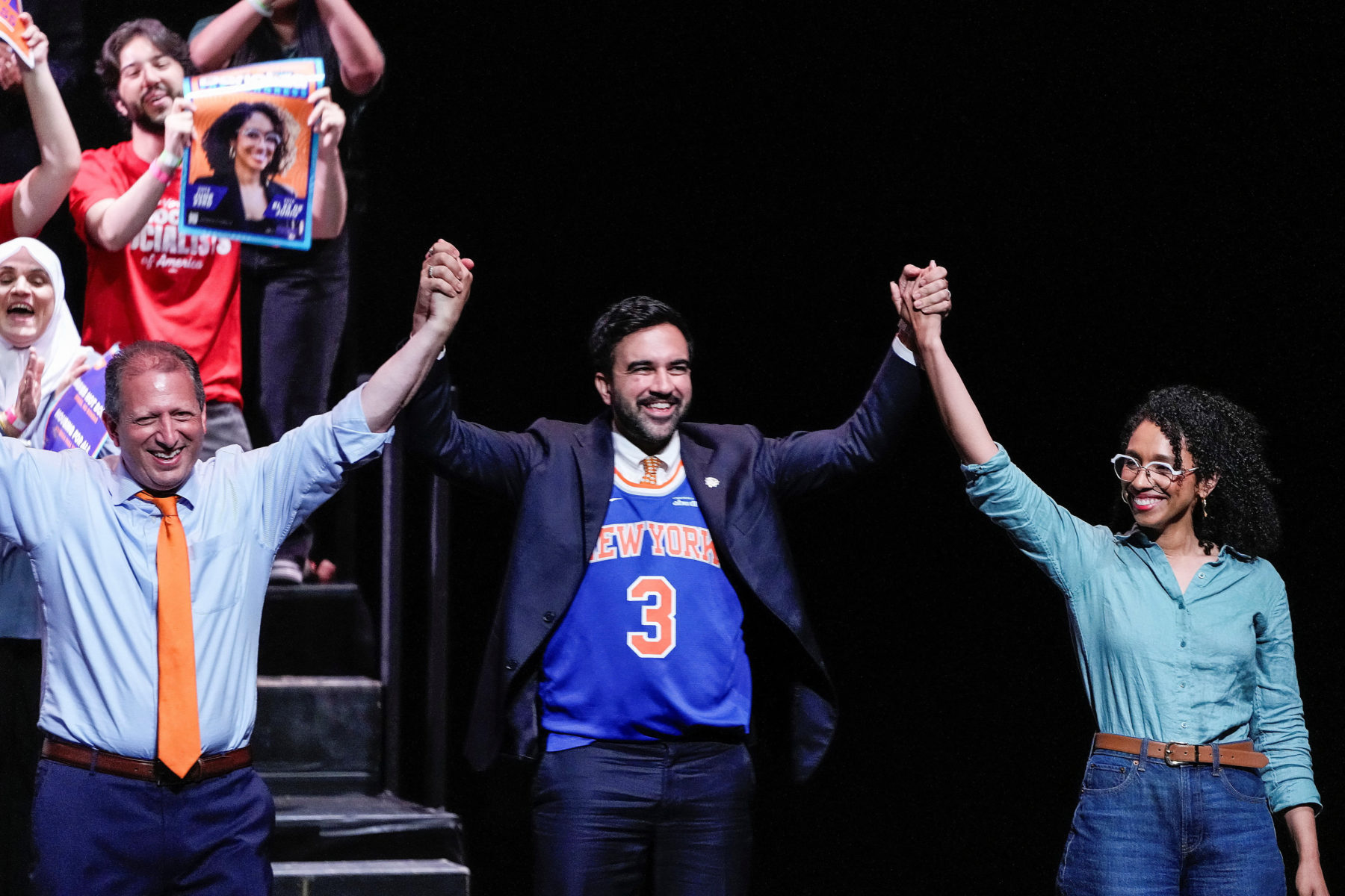 U.S. Senator Bernie Sanders (I-VT) and New York City Mayor Zohran Mamdani hold Get Out the Vote rally in Brooklyn, New York