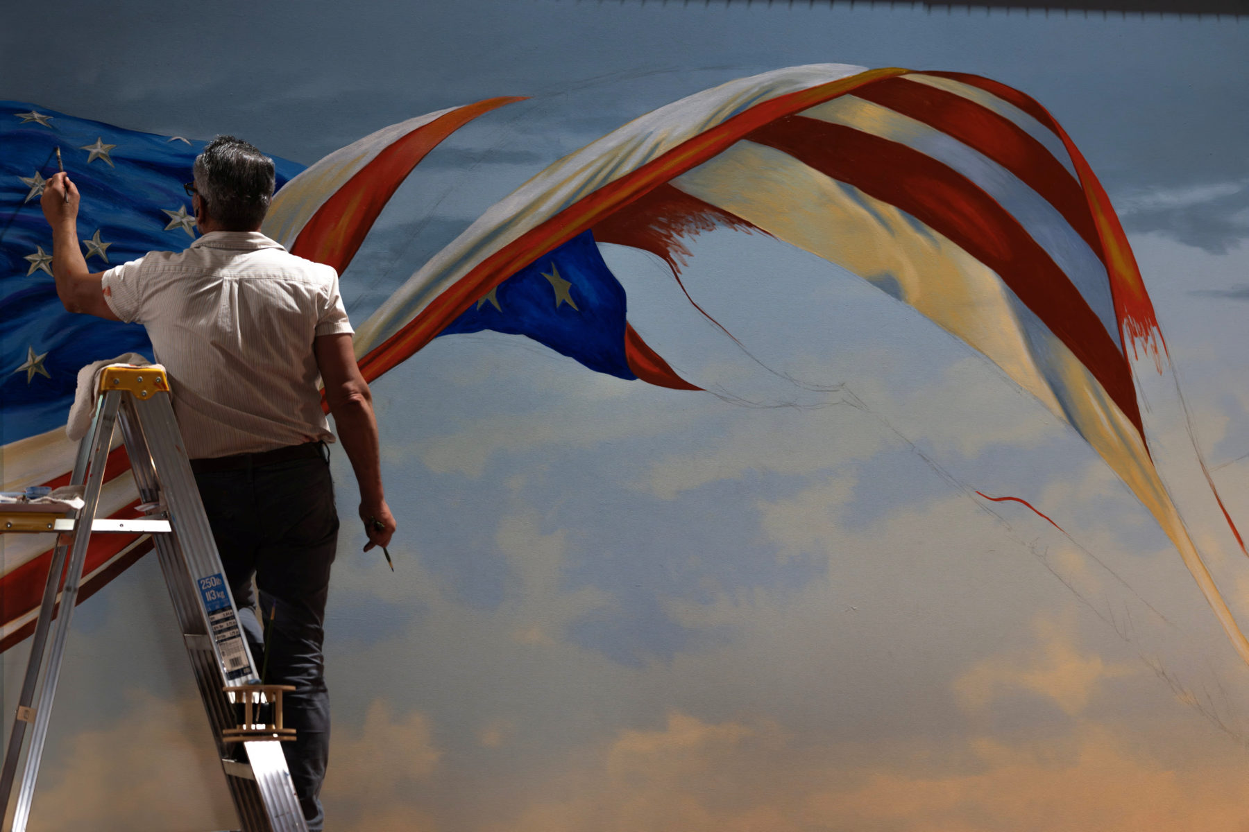 Visitors arrive for the Great American State Fair in Washington