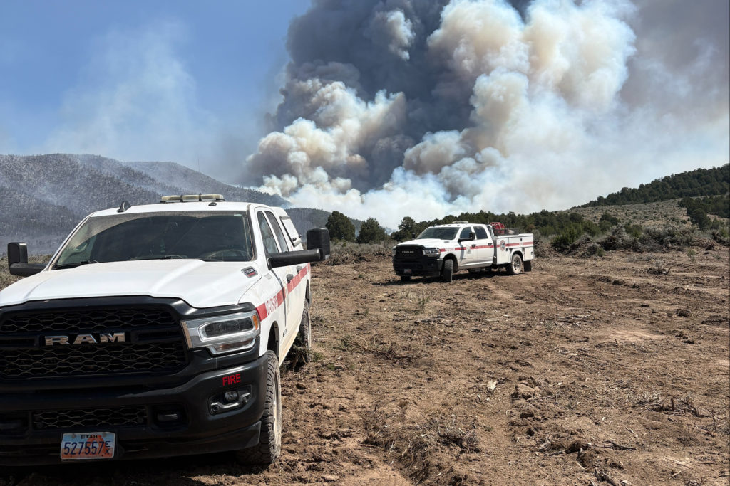Heat, wind and drought conditions spark wildfires in the U.S. West