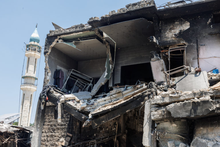 Aftermath of Israeli strikes in Nabatieh