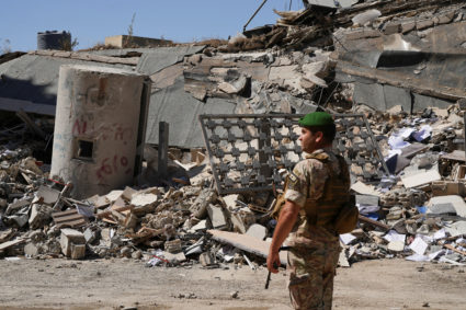 Aftermath of an Israeli strike in Nabatieh