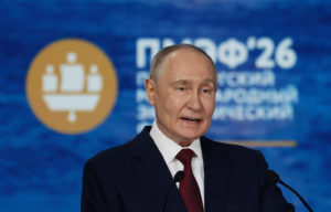 Russia's President Putin attends the St. Petersburg International Economic Forum