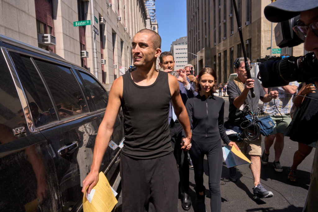 Empire State Building climbers depart Manhattan Criminal Court